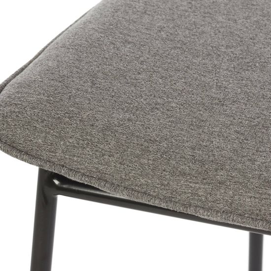 Стул Madrid металлический каркас, серая ткань