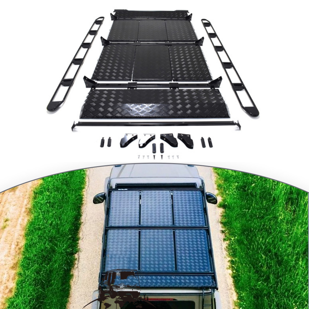 Удлиненная платформа а крышу с лестницей для Mercedes Benz G class W465 G63 G450 G500 G550 2025+ Гелик Гелентваген