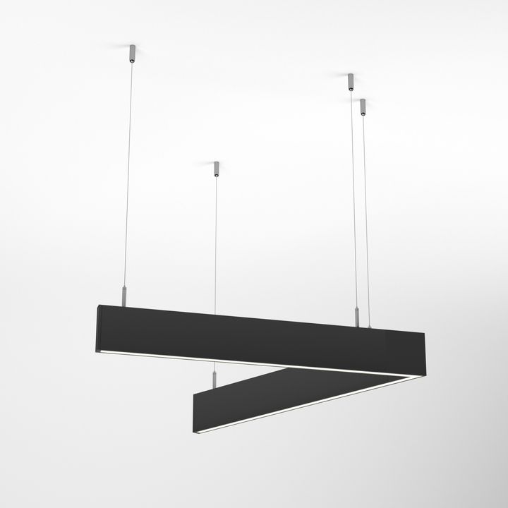 Подвесной светодиодный светильник Arlight Alt-Lineair-Angle-60-Flat-Updown-Dim-700X605-55W Day4000 033012
