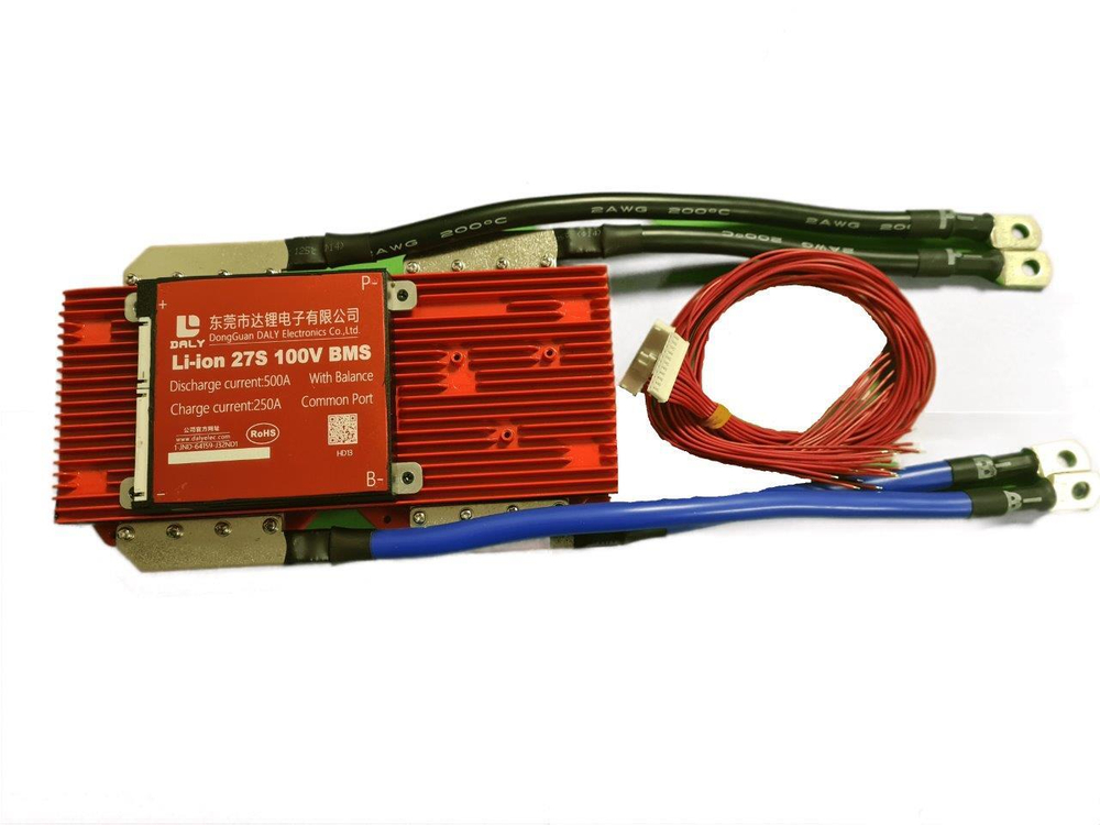 Плата контроля BMS Li-ion 27S 100V 500A