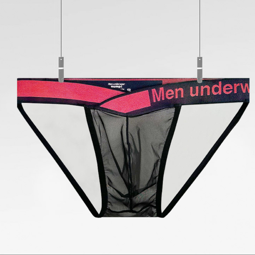 Мужские трусы танга черные PUMP! MP2801-2