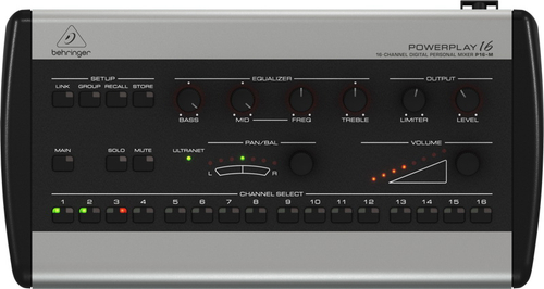 BEHRINGER P16-M - 16-канальный цифровой персональный микшерный пульт