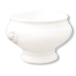 Бульонница 450 мл d 11 см h10,5 см белая фарфор горшочек "Лев" P.L. Proff Cuisine [3]