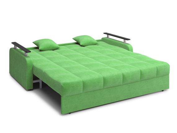 Диван Денвер 1,8 - Velutto 31 зеленый/ коричневая накладка