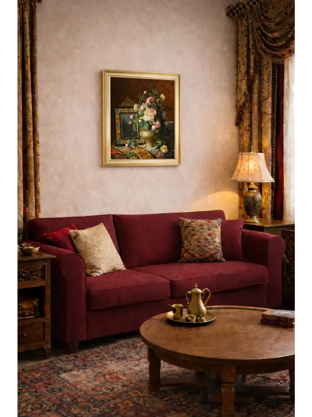 Картина на стену для гостиной в классическом стиле 68*58 см