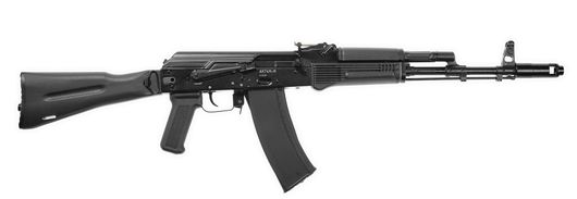 Учебный автомат ММГ АК-74М калибра 5,45 мм (складной приклад) с полной разборкой, макет массо-габаритный.