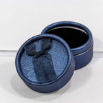 Коробка Ювелирная 5х3 см с бантом (Синий)