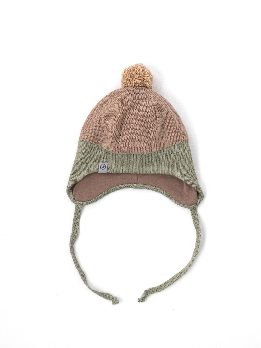 Шапка вязаная хлопковая (Травяной хлопок) БОН-БОН