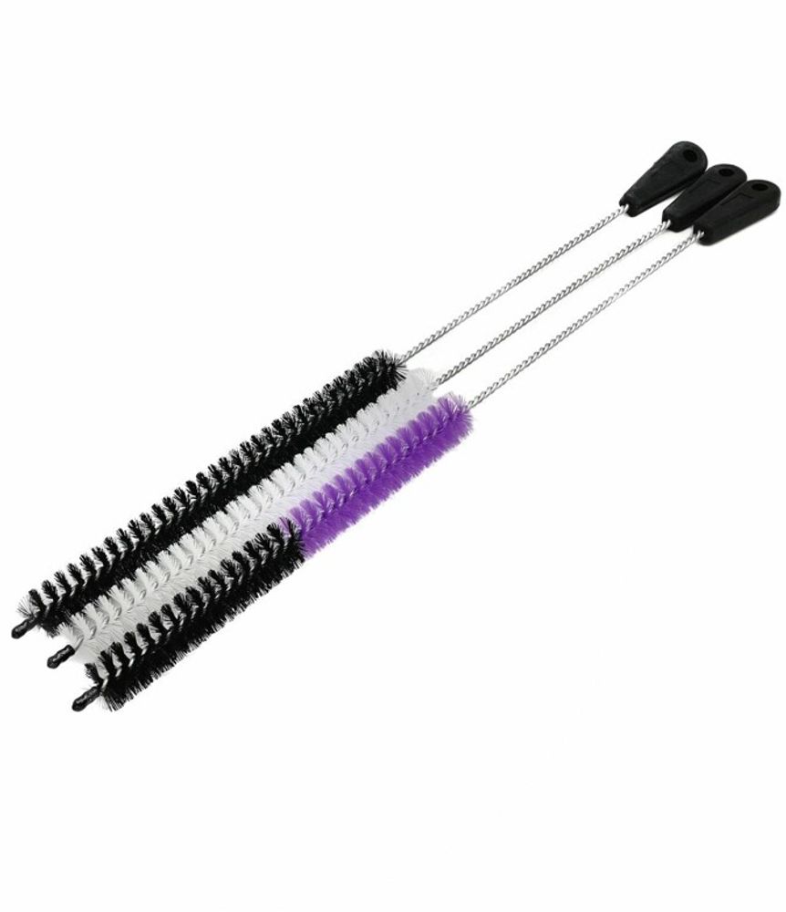 Brush plastic 65 cm Black-Purple