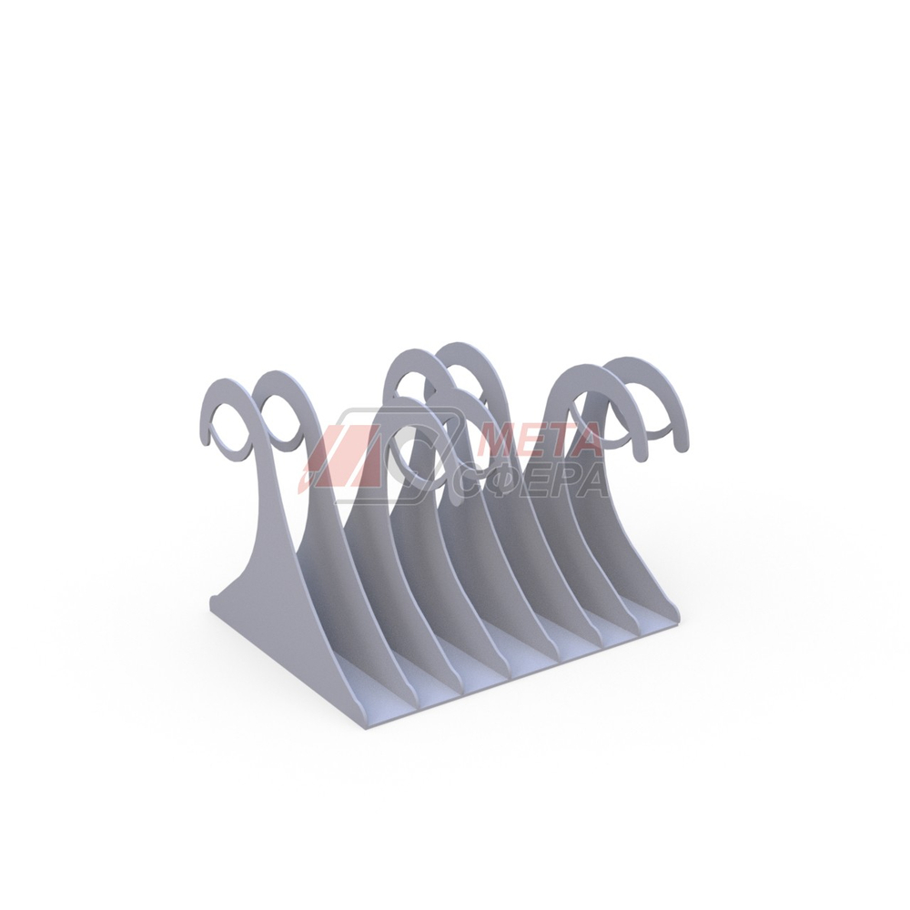 Велопарковка Волна 4 места