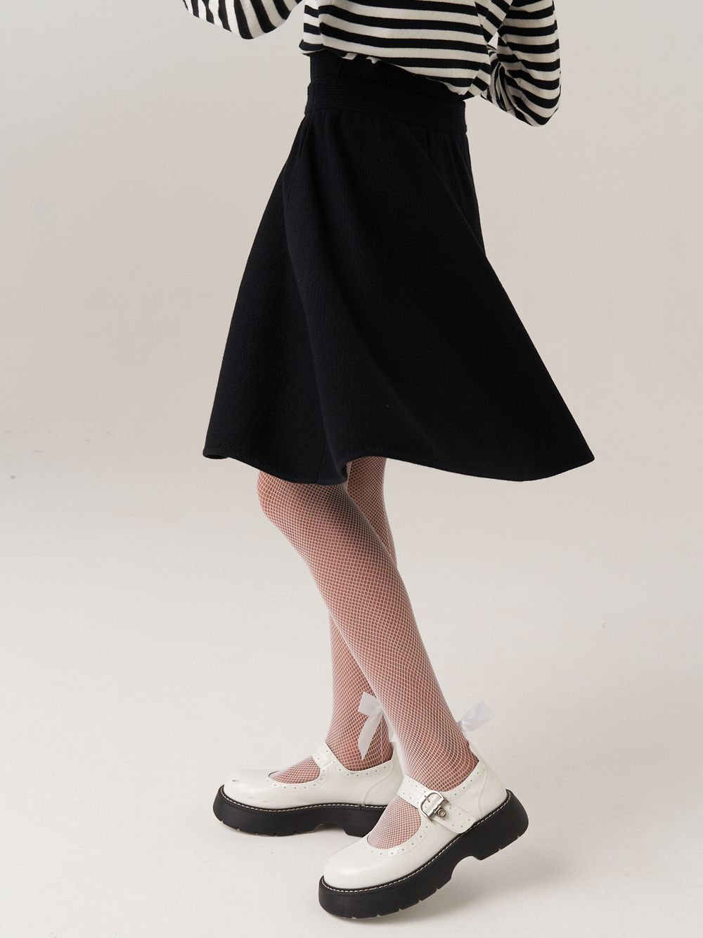 Юбка для девочки в школу AT814 черный