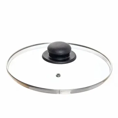 Крышка стеклянная 22см с пароотводом