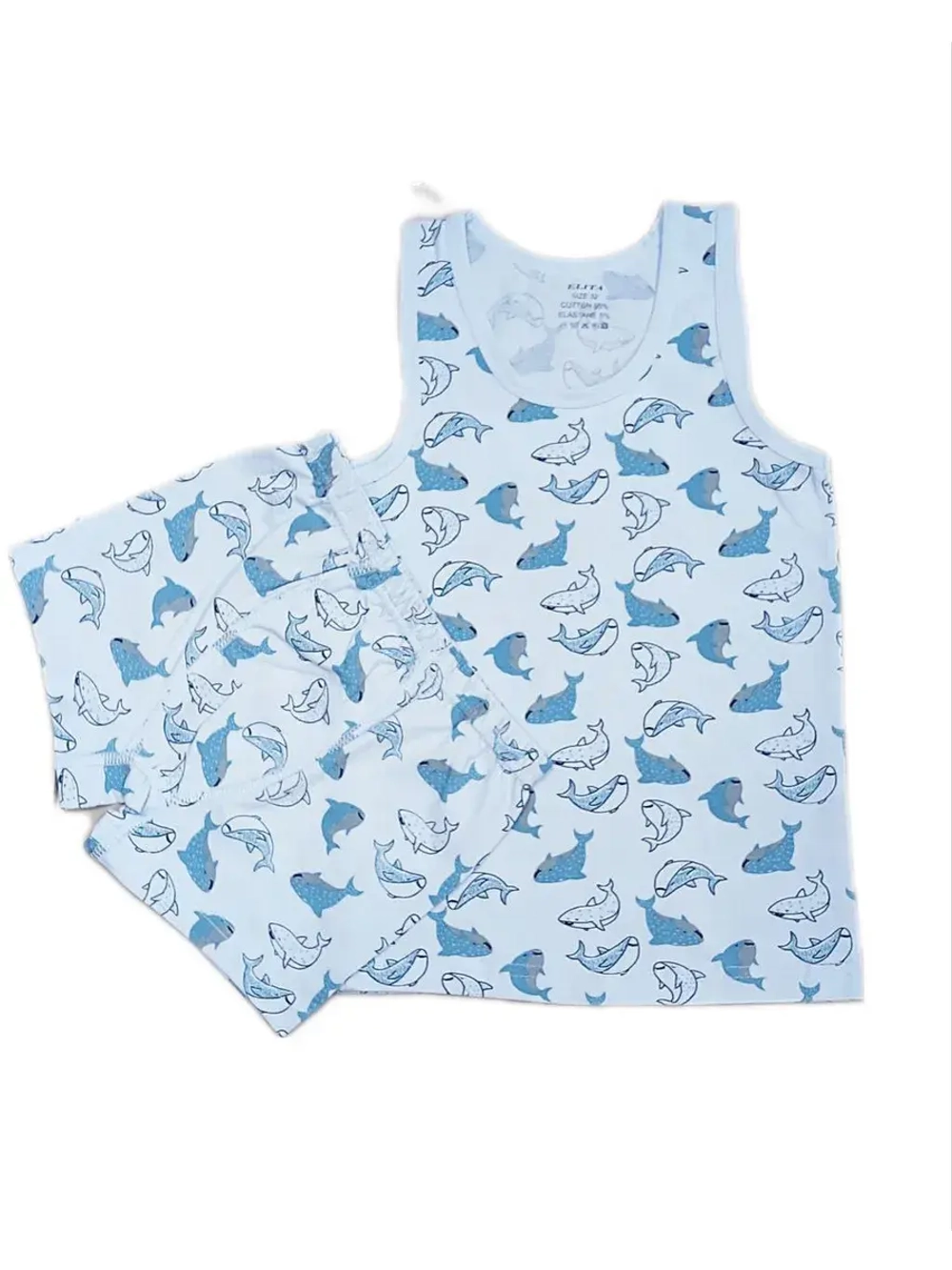 Комплект майка и боксеры для мальчика хлопок