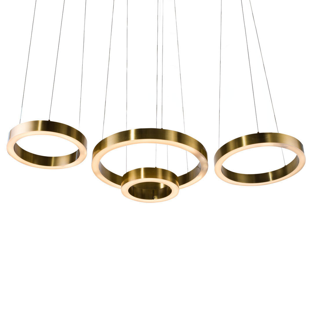 Подвесной светильник Cloyd RAUNDS P1 / Ø65 см - латунь (арт.10252)