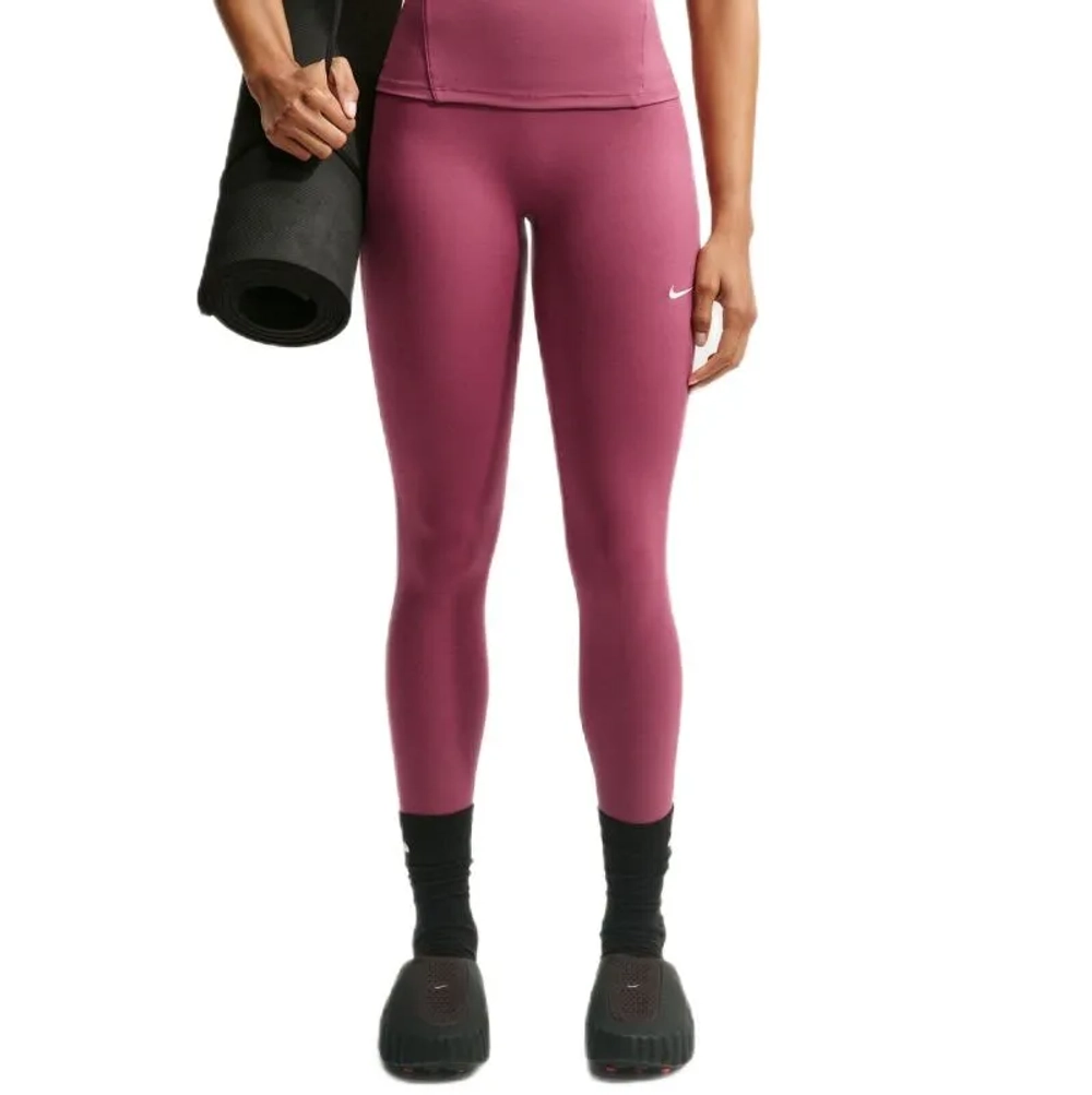Женские леггинсы Nike Graphic 7/8 High Waist - pink smoke/white