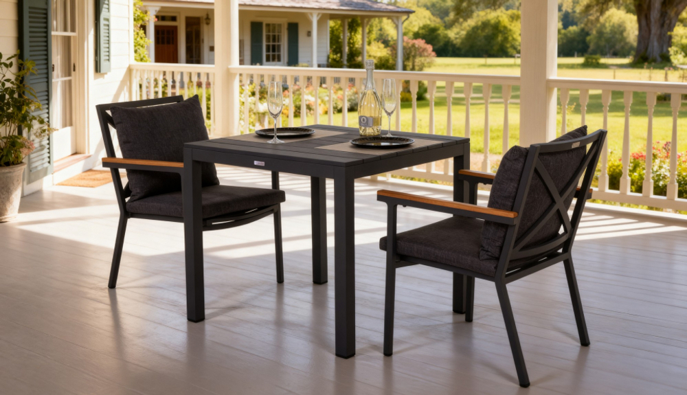 Стол обеденный Ideal Patio ДОЛЛА алюминий 80х80 см (4 ножки)