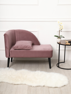 Кушетка Berger лиловый/венге