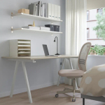 Письменный стол  - IKEA TROTTEN  /ТРОТТЕН ИКЕА, 160х75 см, бежевый