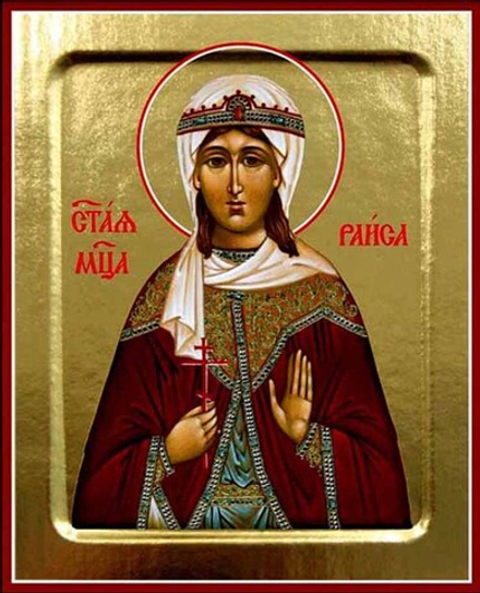 Икона Раисы, святой мученицы на дереве: 125 х 160 (Синопсисъ)