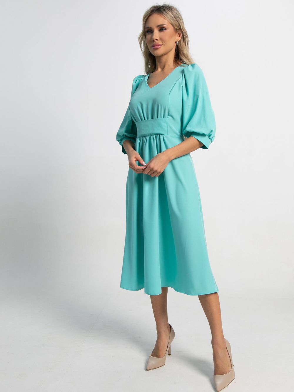 Платье Мадлен (бирюзовое) П15466-18М LT Collection