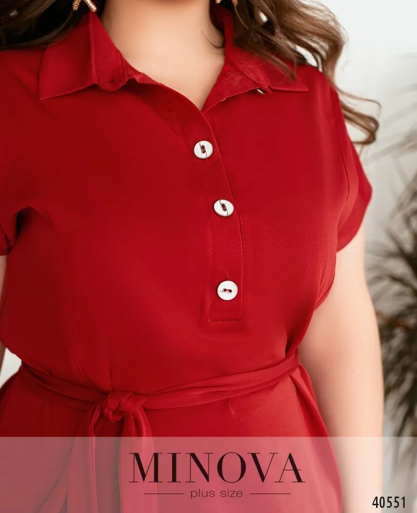 Платье 273-красный Minova