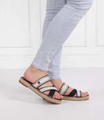 Шлепанцы GOLDEN WEBBING Tommy Hilfiger - темно-синий(FW0FW07096)