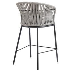 Стул полубарный Haugen, темно-серый/светло-серый