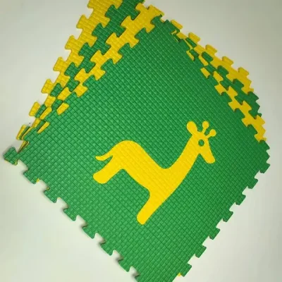 Мягкий пол "Животные Африки" 500x500x10 мм 45 шор