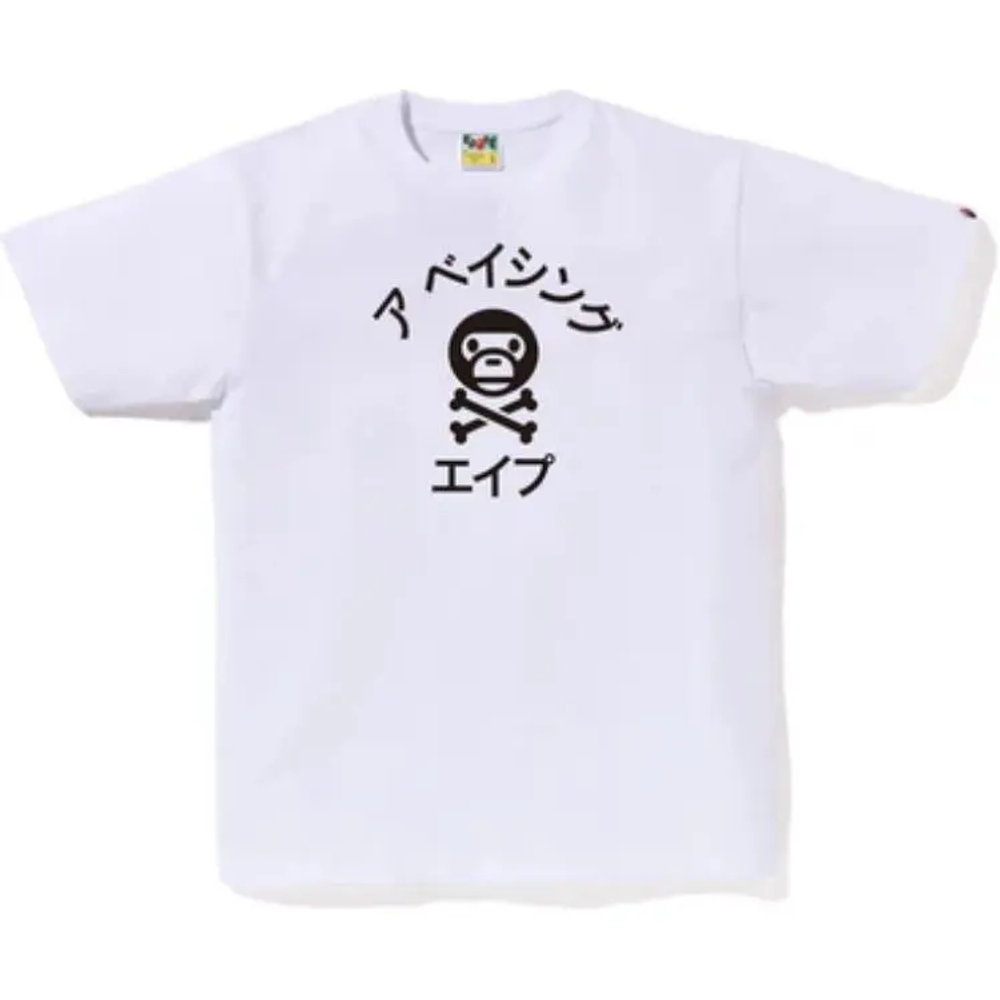 A Bathing Ape Katakana Milo Crossbone Tee