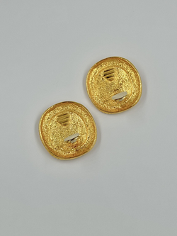 Клипсы с красной эмалью