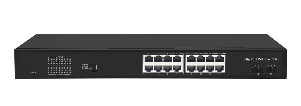Gigalink GL-SW-G005-16P Сетевое оборудование