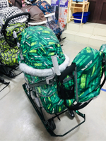 Коляска комбинированная «Ника Детям 7-8SK» зеленый (арт. НД7-8SК/2)