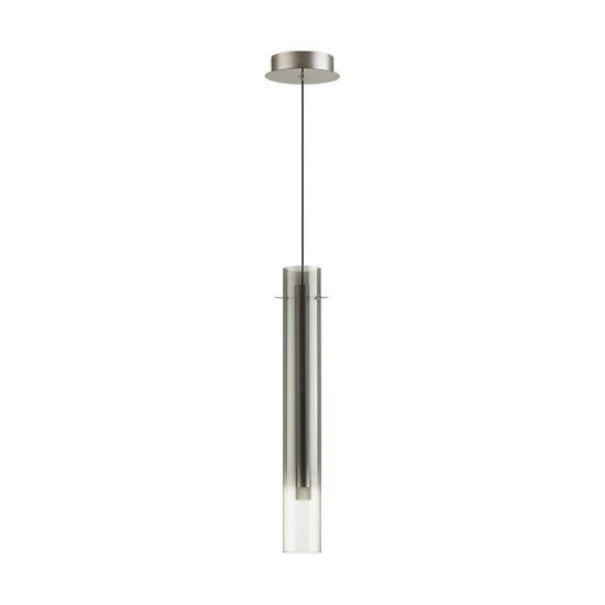 5061/5LA PENDANT ODL24 383 серебристый/дымчатый/металл/стекло Подвес LED 4W 3000K SHINY