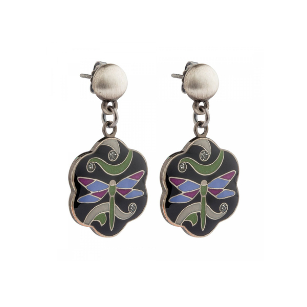 Серьги Clara Bijoux Стрекоза A77592 BW