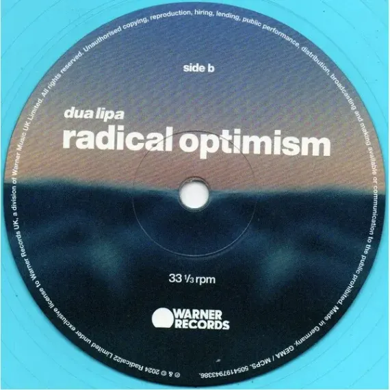 Dua Lipa – Radical Optimism Curacao Blue LP