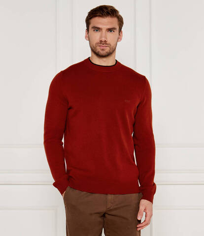 Шерстяной свитер Ebacio BOSS BLACK - красный(50526844)