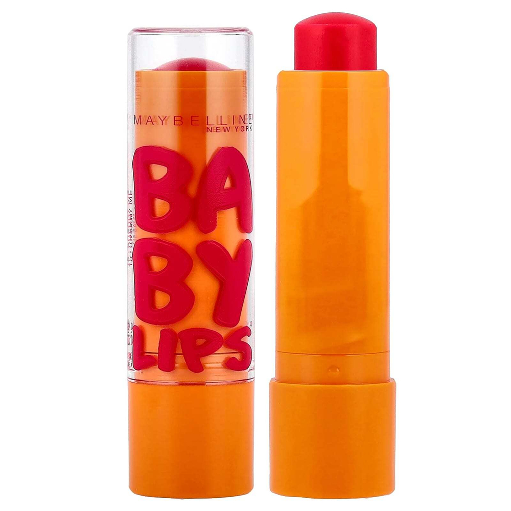 Maybelline, Baby Lips®, увлажняющий бальзам для губ, оттенок 15 Cherry Me, 4,4 г (0,15 унции)