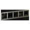 Рамка пластиковая Voltum S70 на 5 постов, (шелк) VLS100504
