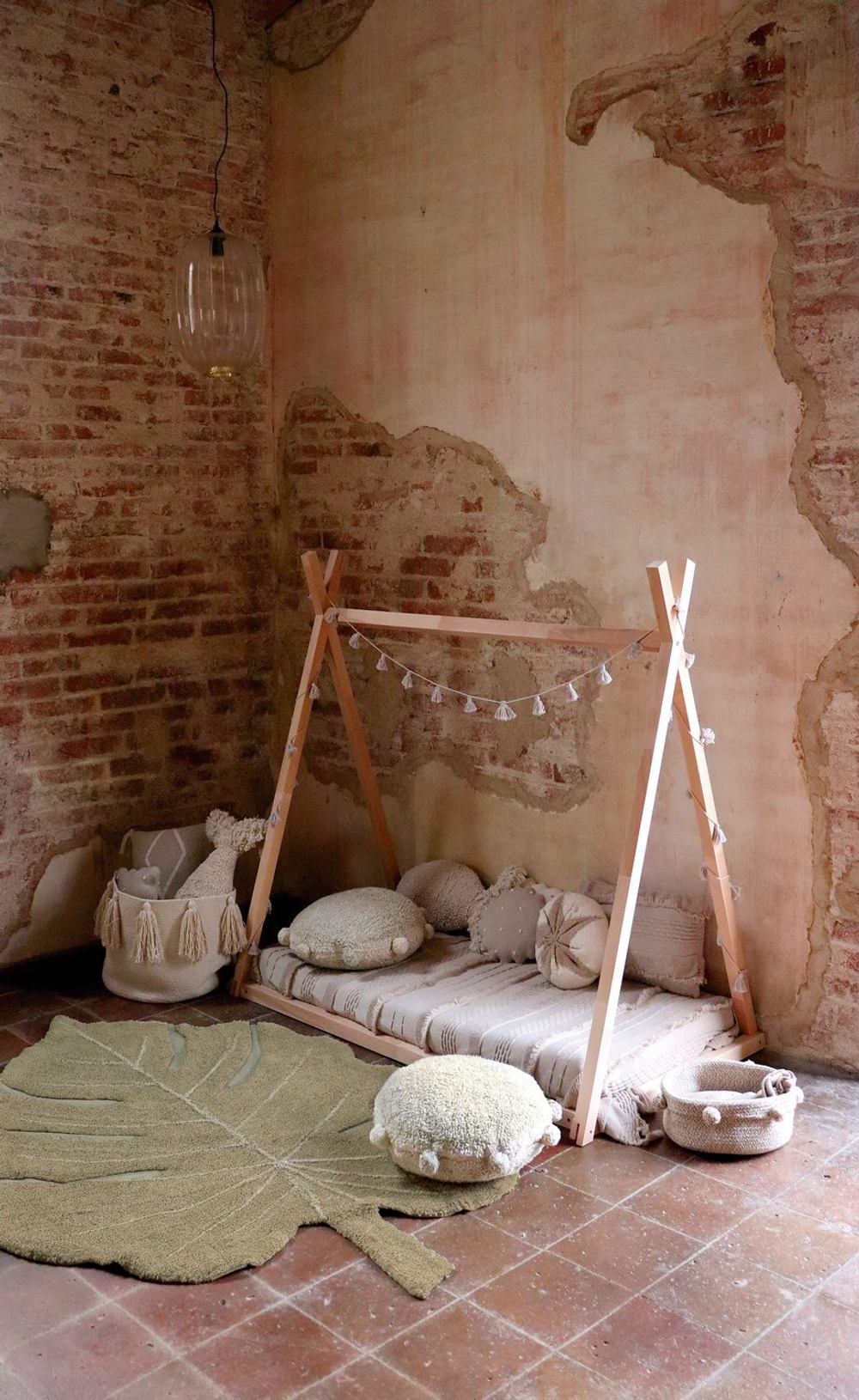 Ковер Lorena Canals Monstera Olive (120 x 180 см)