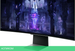Монитор Samsung Odyssey G8 S34BG850SI серебристый (LS34BG850SIXCI)