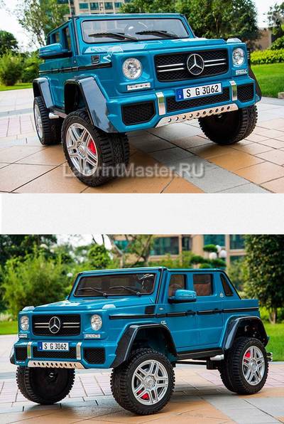 Детский электромобиль "Mercedes" G650, синий