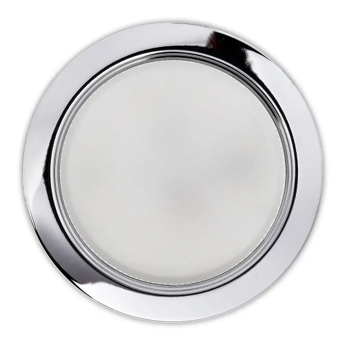 Встраиваемый потолочный светильник под лампу GX53, серебро / серая, без лампы