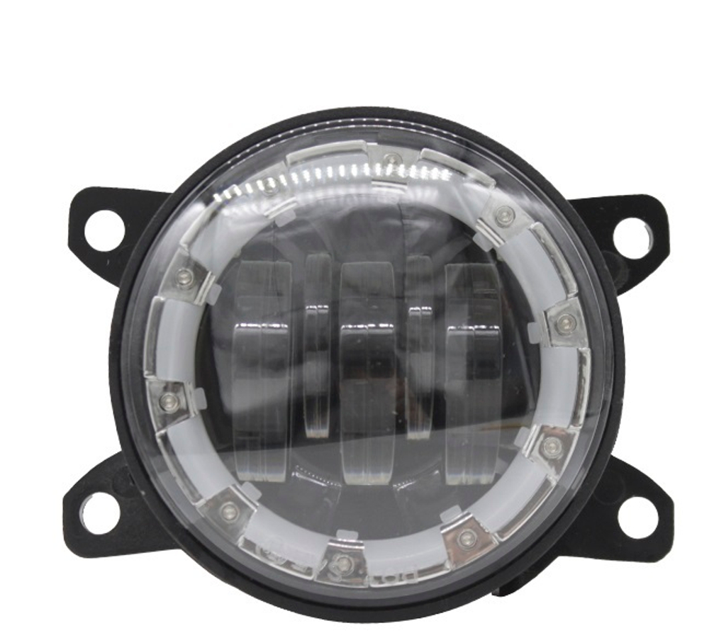 Противотуманки LED (2180Веста/2190Гранта(с19г)  50w (W+Y+ДХО) 5линз+повт+ДХО (пара) 4-6D-WY
