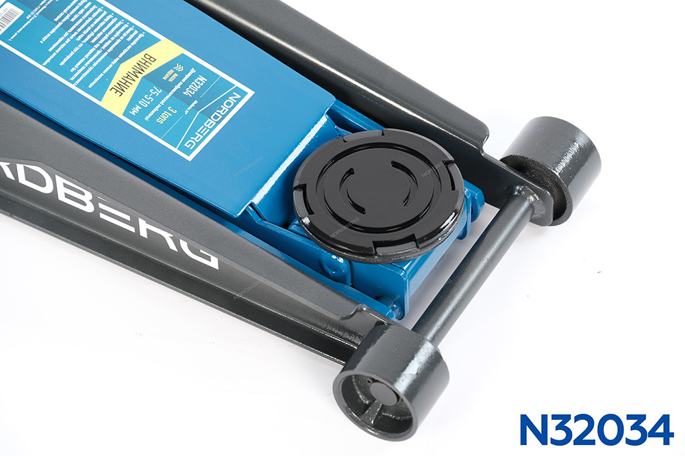 NORDBERG (N32034) Домкрат супернизкий подкатной, г/п 3 тонны