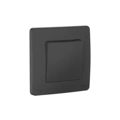 BLANCA С/У IP44 1-клавишный ПЕРЕКЛЮЧАТЕЛЬ (сх.6), 10AX, 250В, АНТРАЦИТ