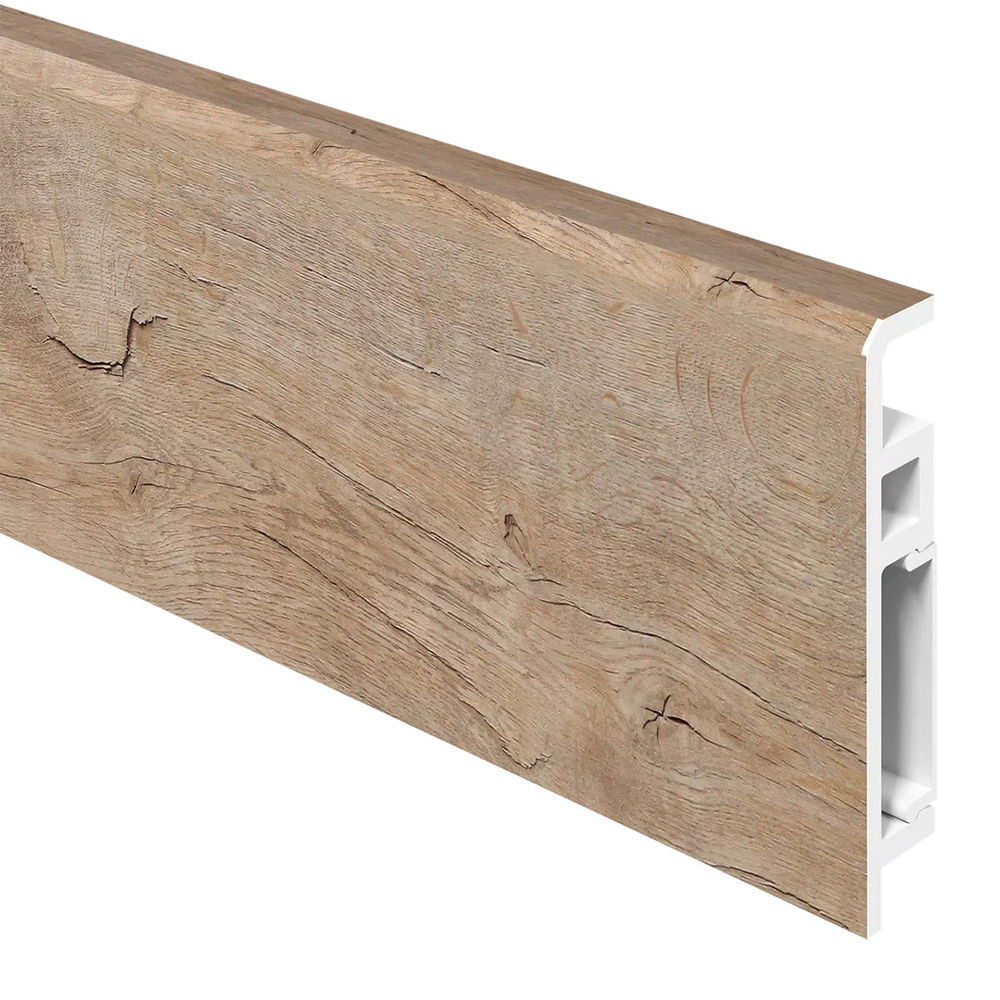 Плинтус из вспененного ПВХ Aberhof Luxe 1583 Дуб Кельтский 70х13х2000 мм