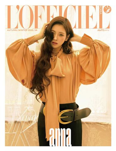 публикация L'OFFICIEL - 2025 FW ANNA A type