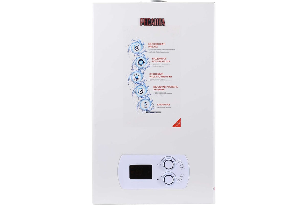 Газовый настенный двухконтурный котел ГК-30 Ресанта