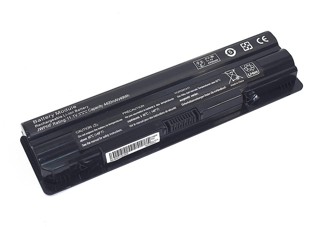 Аккумуляторная батарея для ноутбука Dell XPS15 11.1V 5200mAh черная OEM