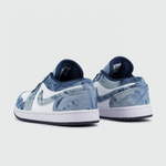 кроссовки Air Jordan 1 Low Washed Denim